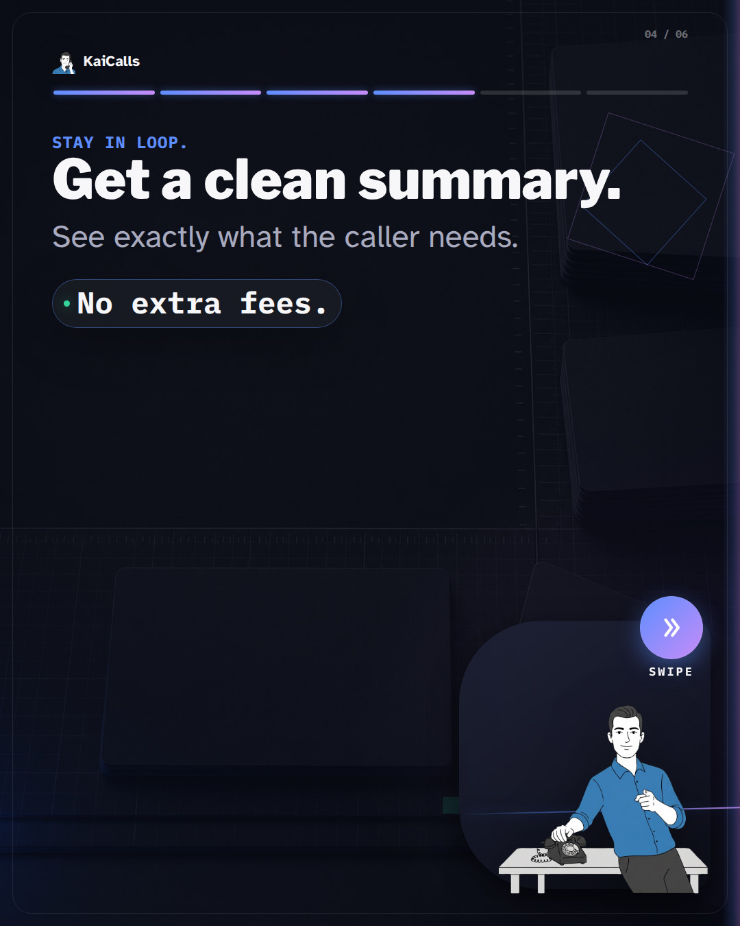 Kai hands a note to the viewer.